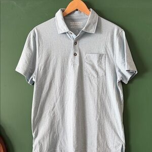 Fair Harbor Kismet Mens M Short Sleeve Polo Organic Cotton Beach Coastal Summer